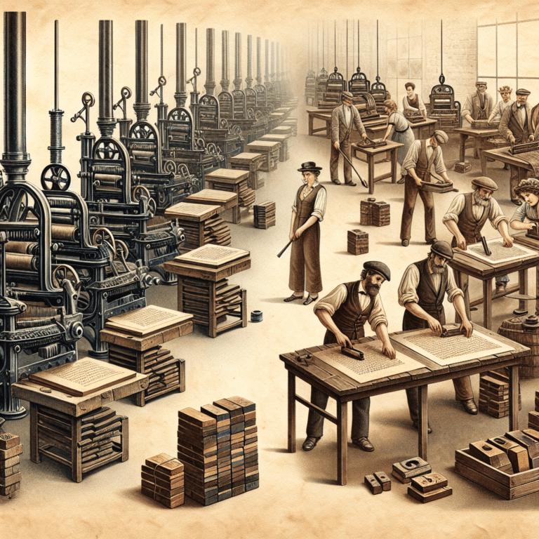 Using Hand Presses vs. Manual Printing