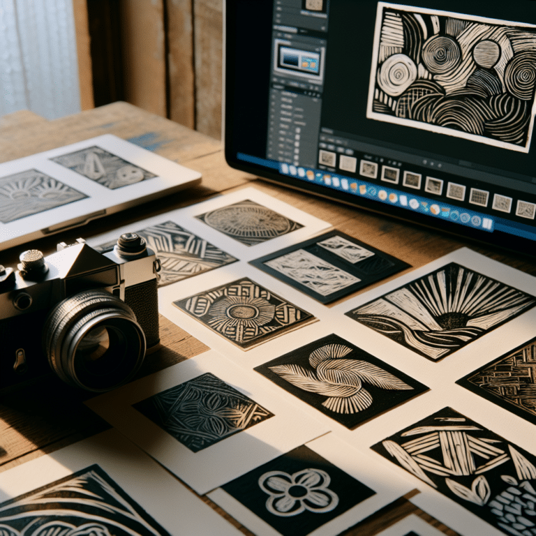 Photographing and Sharing Your Linocut Prints Online: Tips and Tricks
