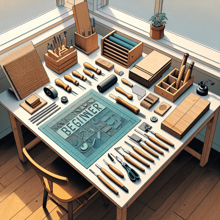 The Beginner’s Guide to Setting Up a Linocut Studio