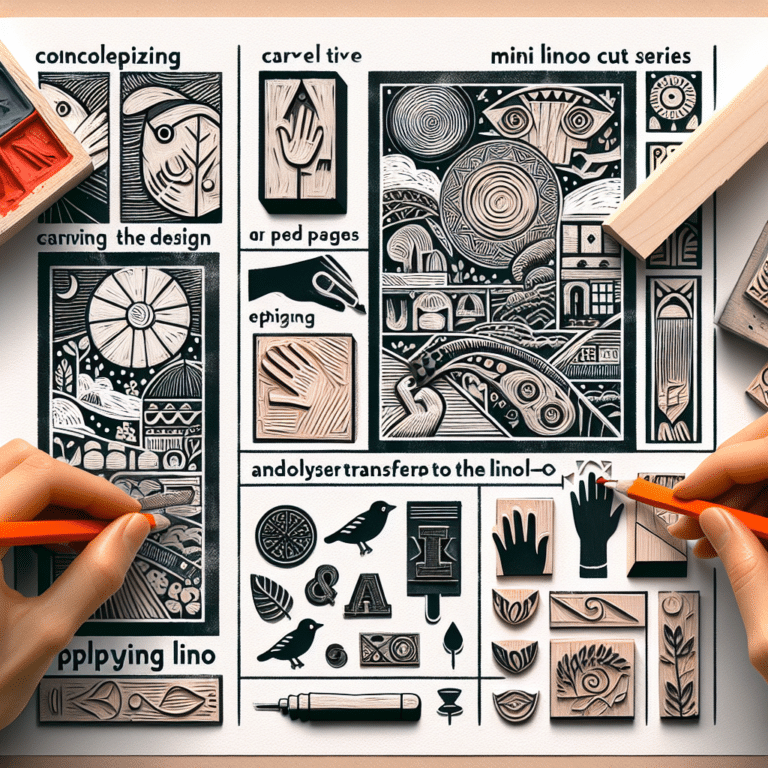 Planning and Executing a Mini Linocut Series