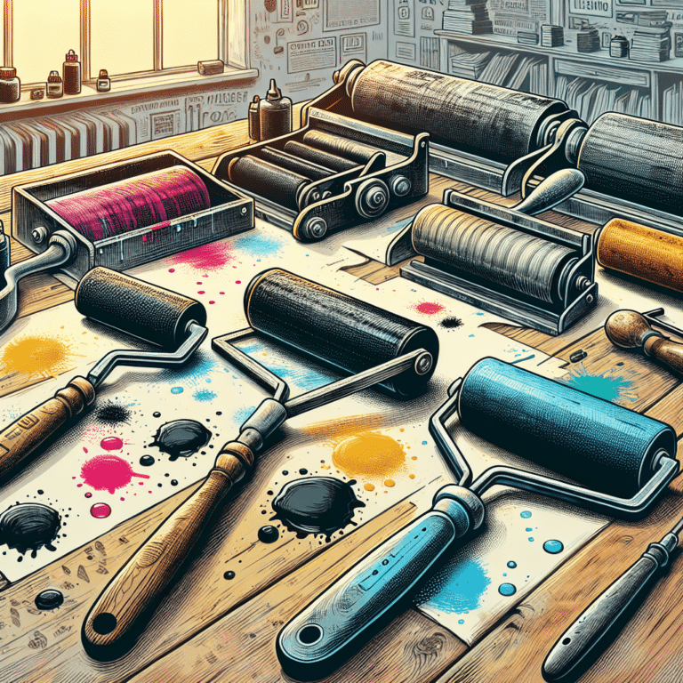 Using Brayers and Rollers for Even Ink Coverage