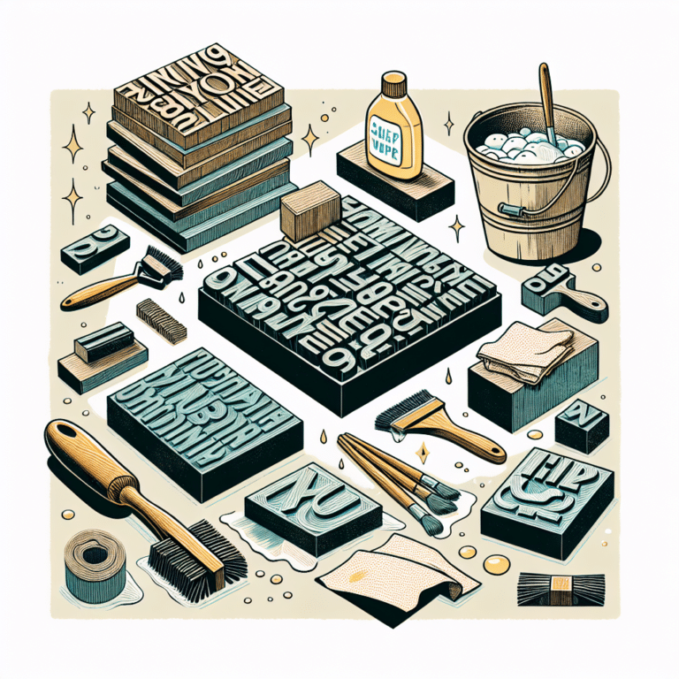 Mixing Your Mediums: Best Ways to Clean Linoleum Blocks After Use".