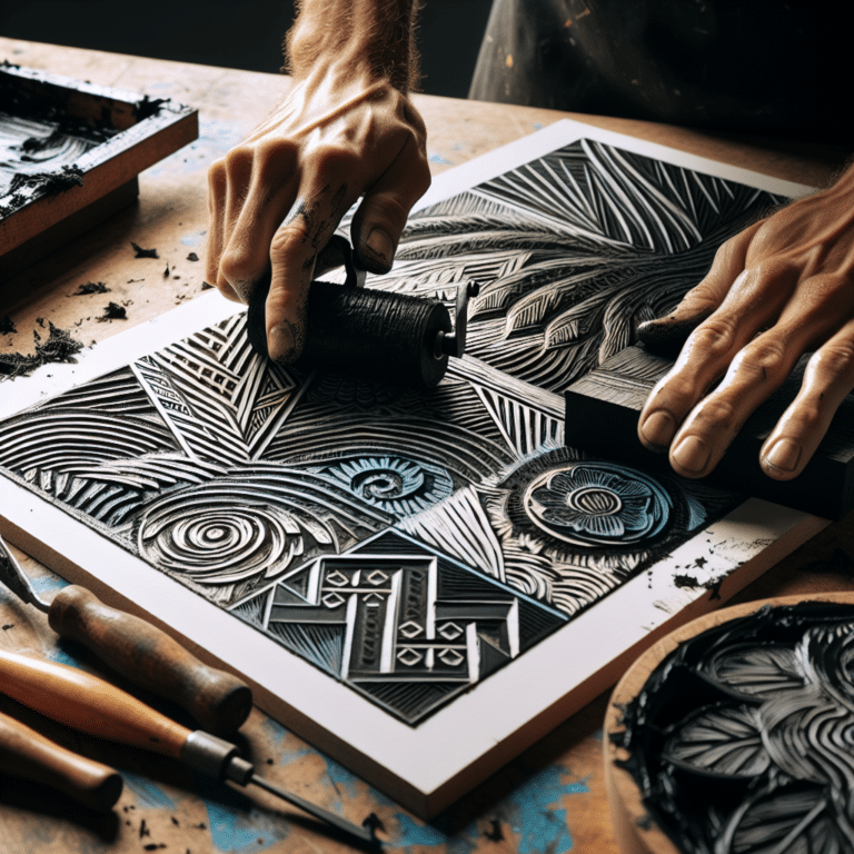 Inking Perfection: How to Reduce Smudging in Linocut Printing