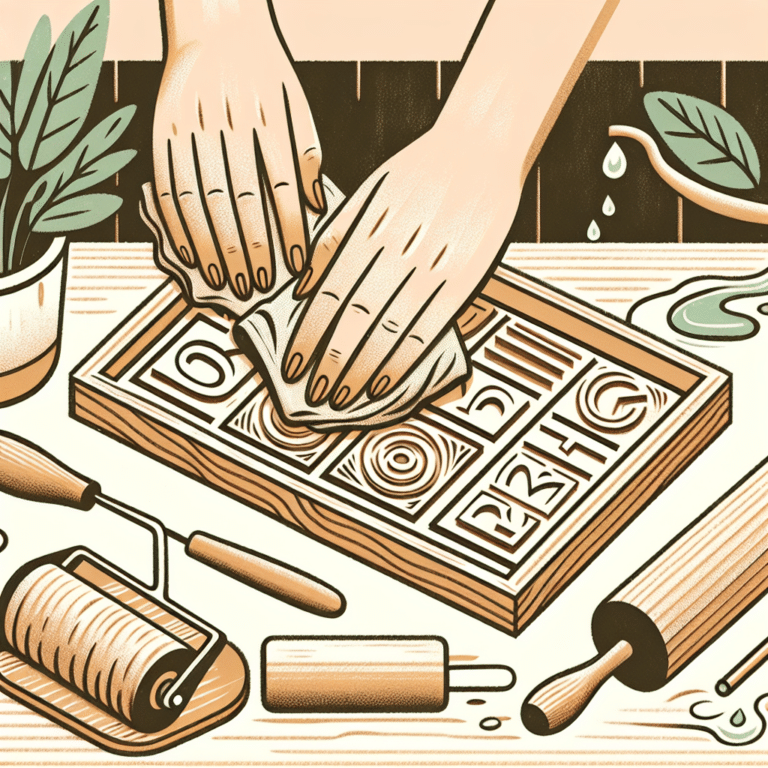 Maintaining Your Canvas: Best Ways to Clean Linocut Blocks after Printing".