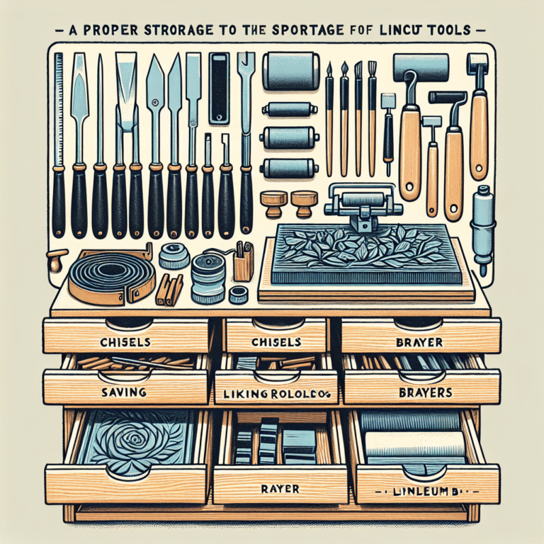 How to Store Linocut Tools Properly