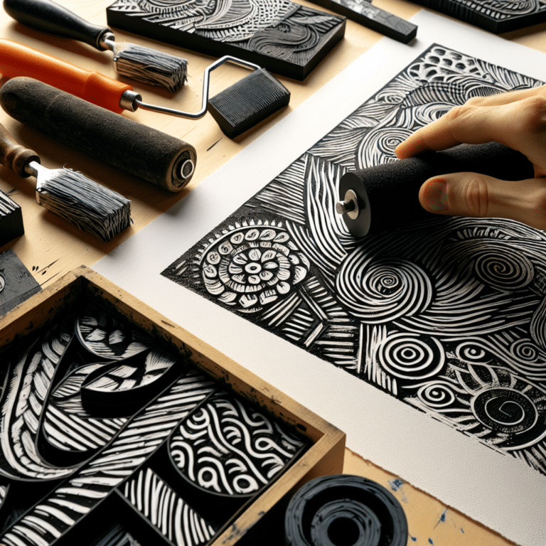 Reducing Ink Smudging and Uneven Prints in Linocut