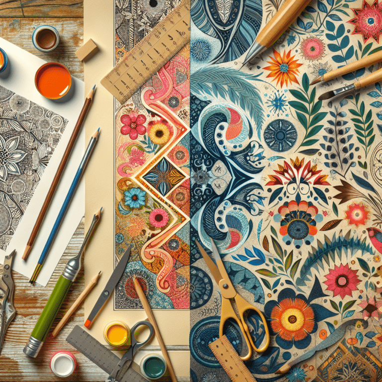 Creating Repeat Patterns on Paper or Fabric