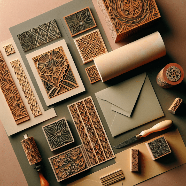 Make your own personalized stationery with linocut