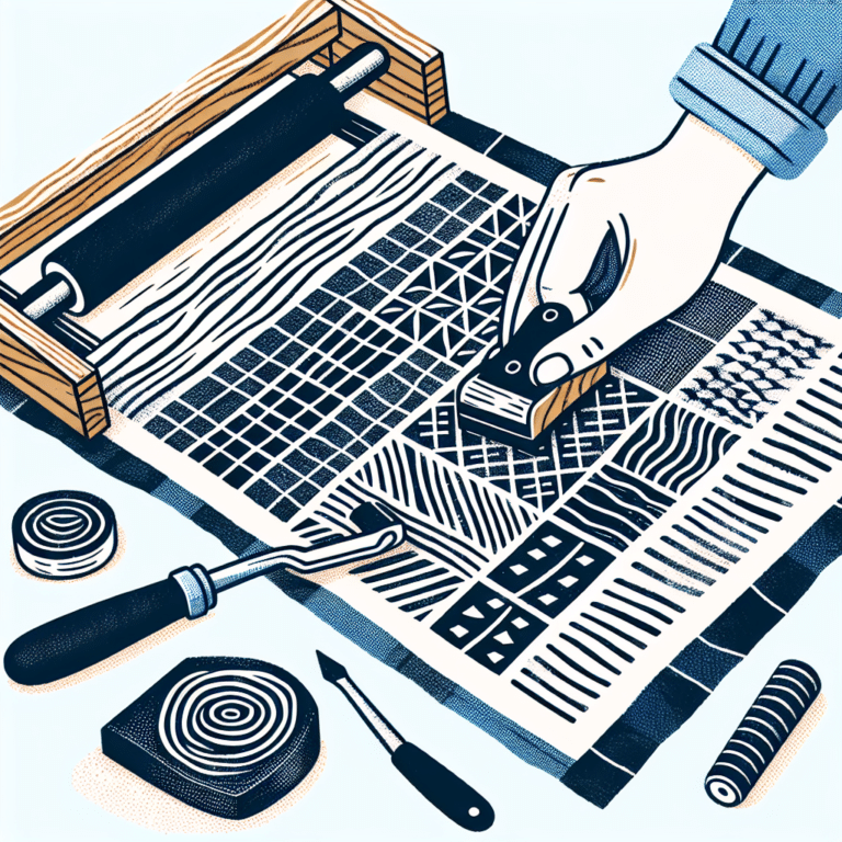 Fabric printing: a beginner's guide to linocut
