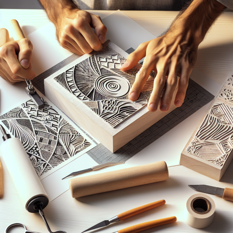 Transferring Designs onto Linoleum Blocks for Beginners