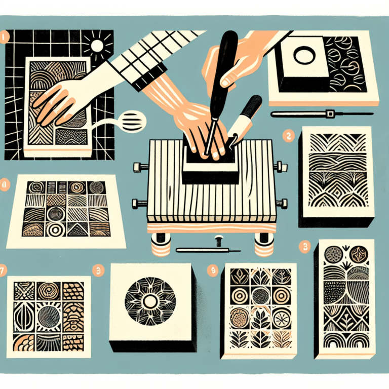  "How to Plan and Execute a Mini Linocut Series.
