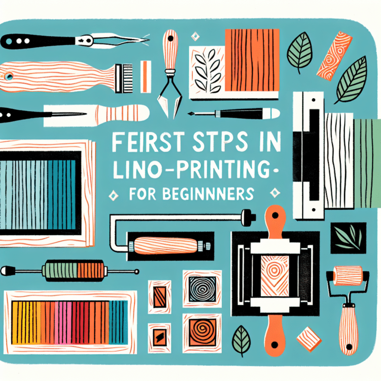 First Steps in Linocut-Printing for Beginners