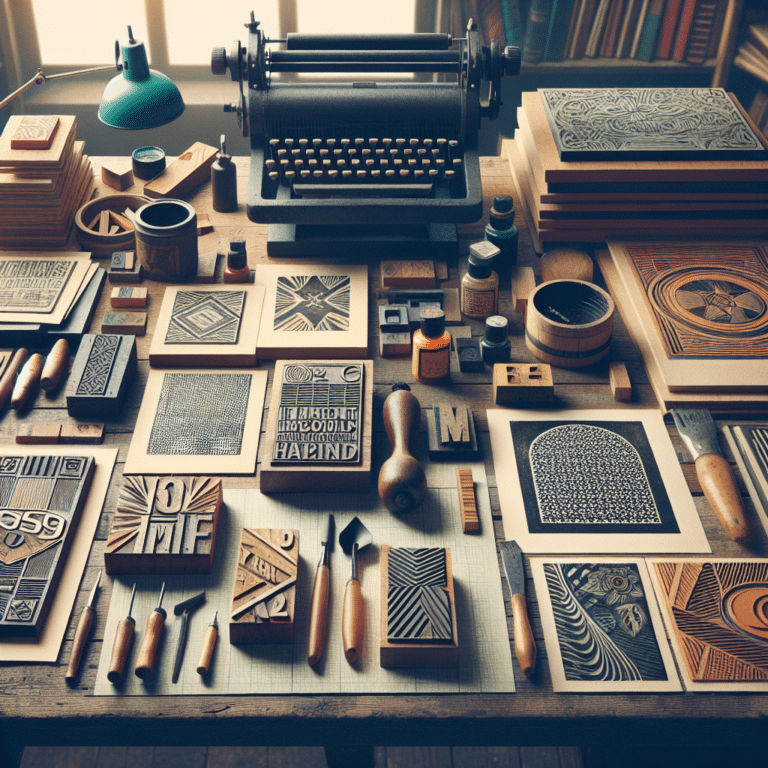 Creating a Linocut Print Portfolio for Practice
