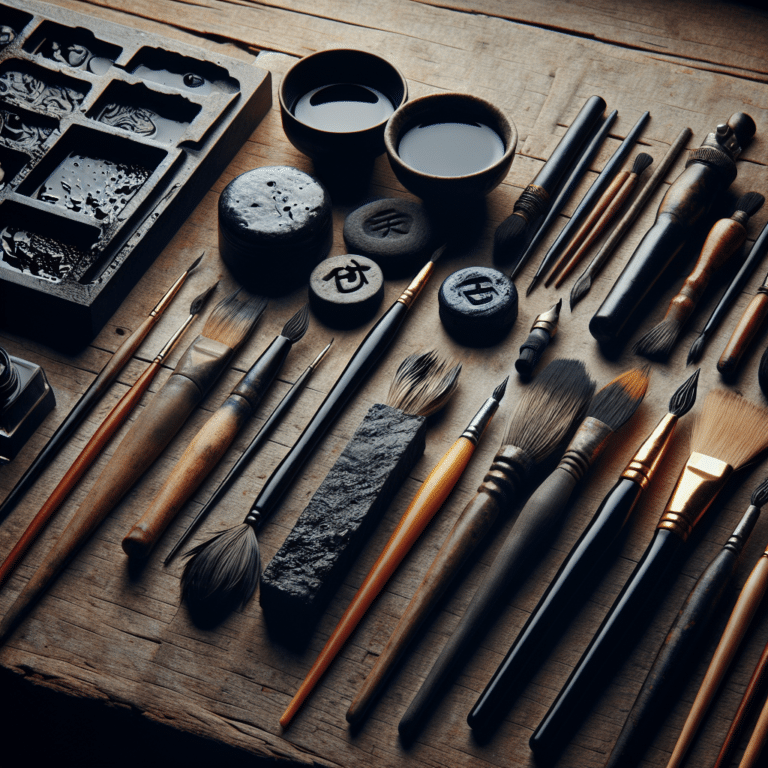 Tools for Mixing and Spreading Ink Evenly