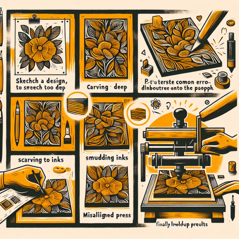 Avoiding Common Mistakes in Linocut Printing