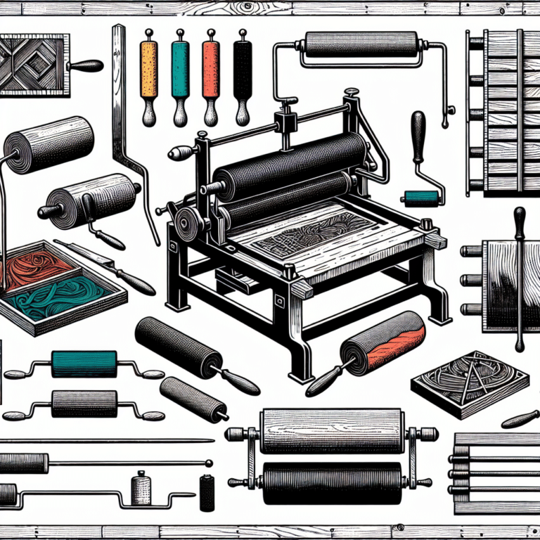 Understanding the Process of Inking Linoleum Prints