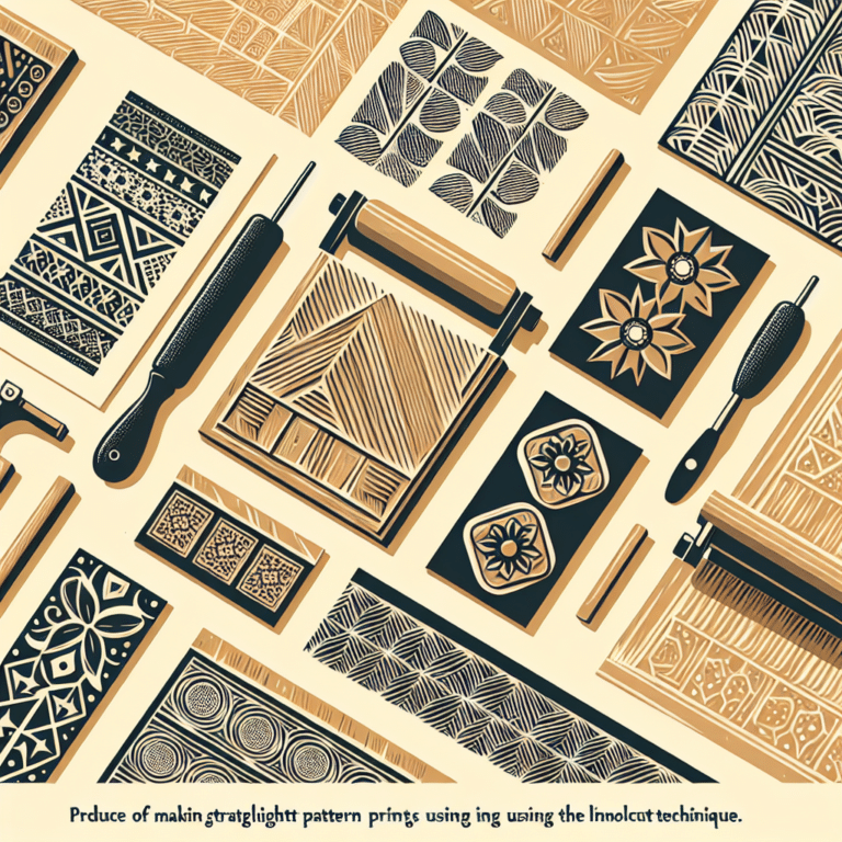 "Creating Simple Pattern Prints with Linocut
