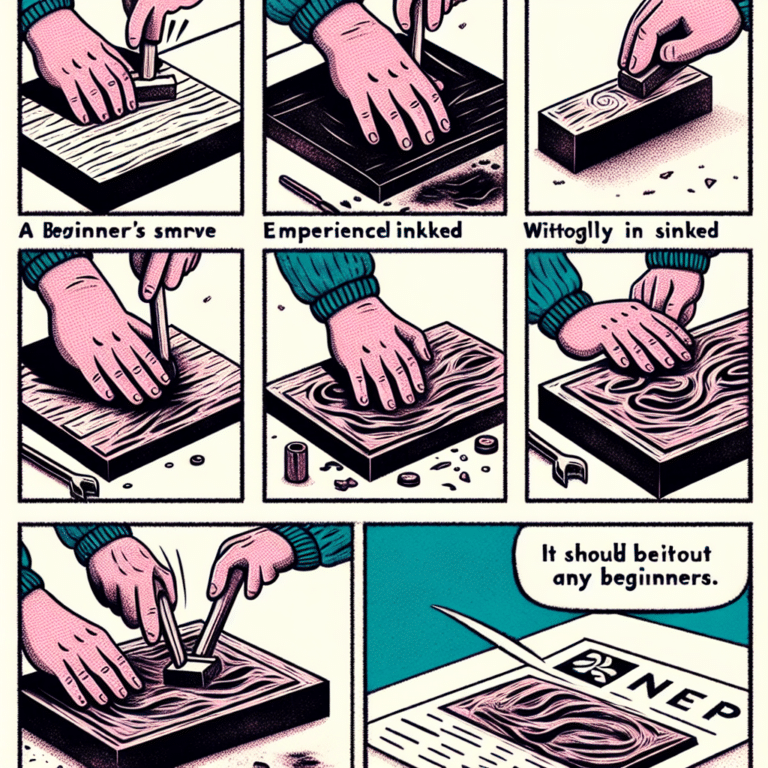 Overcoming Hurdles: Common Mistakes Beginners Make in Linocut Printing