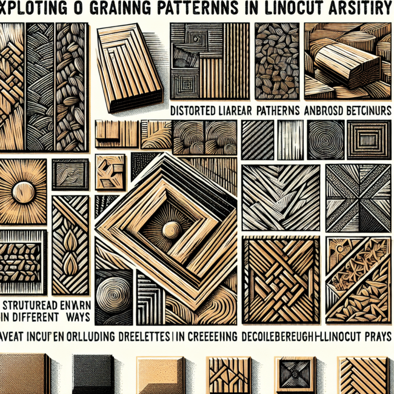 Exploring the Grain: Tips for Experimenting with Textures and Patterns in Linocut